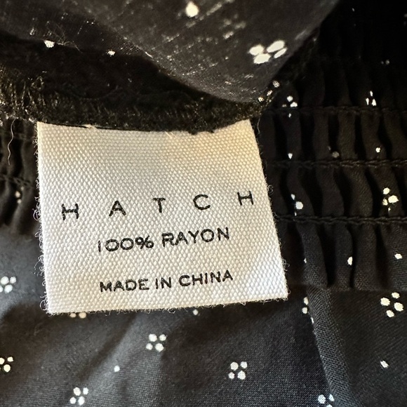 HATCH MATERNITY WEEKEND PANTS BLACK DECO  PRINT (Size:0) - Picture 11 of 13